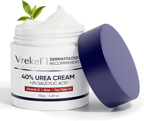 Urea Cream 40 Percent with 2 Percent Salicylic Acid, Foot & Hand Cream for…