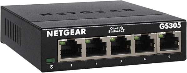 NETGEAR 5-Port Gigabit Ethernet Unmanaged Network Switch (GS305)
