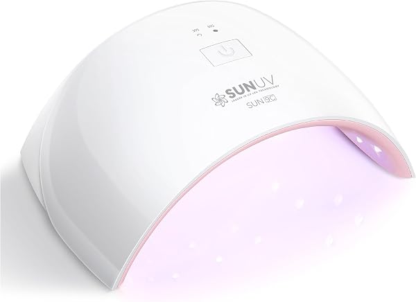 SUNUV UV LED Nail Lamp, UV Light for Gel Nail Polish Dryer SUN9C Pink