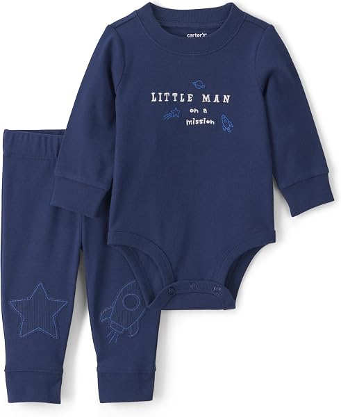 Carter's Baby Boys' 2-piece Bodysuit Pant Set