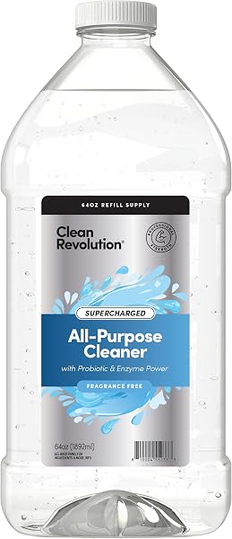 Clean Revolution SuperCharged All Purpose Cleaner Refill with Smart Probiotic…
