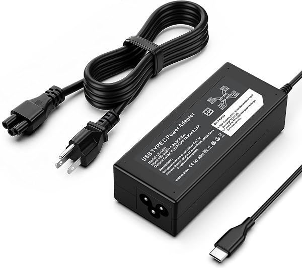 45W USB-C Charger Compatible with HP Chromebook and More Laptop