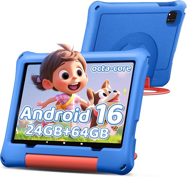 Aiprotablet 10 Inch Kids Tablet, Android 16 Tablet for Kid, Octa-Core CPU…