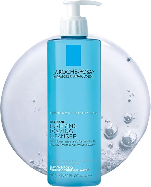 La Roche-Posay Toleriane Purifying Foaming Facial Cleanser with Niacinamide