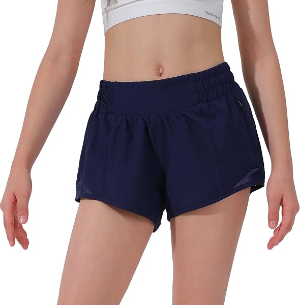 Aurefin Girls Athletic Shorts, Lightweight Running Shorts for Teen Girls Kids…