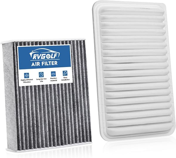 Engine+Cabin Air Filter Fit for 2009-2019 Corolla, 2007-2018 Yaris