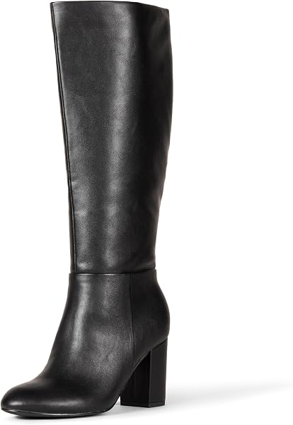 Amazon Essentials Women's Tall Heel Boot with Memory Foam Insole, Interior…
