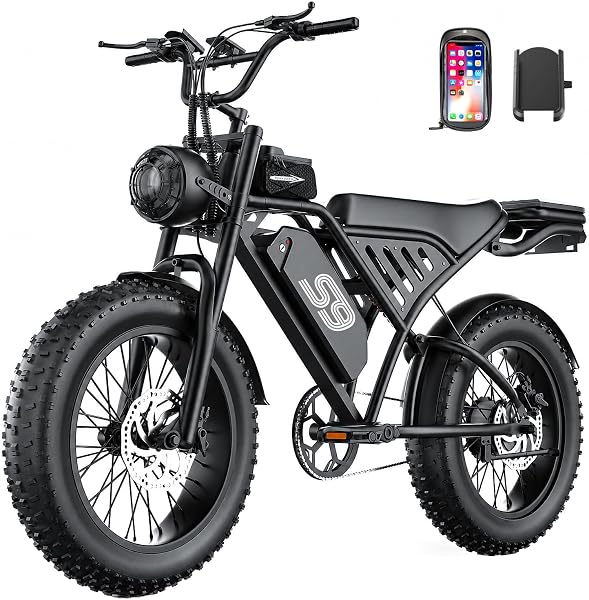ASKGO Electric Bike for Adults, 2500W Peak Electric Dirt Bike, 28MPH 65Miles…