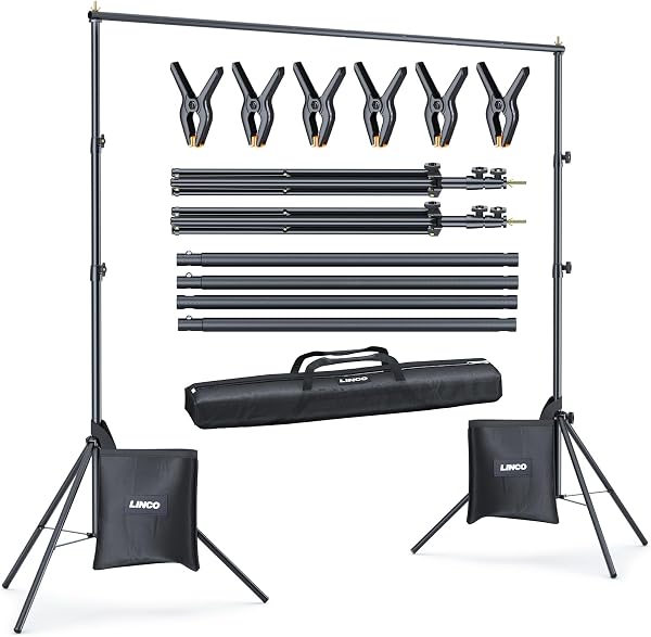 Linco Lincostore Backdrop Stand Kit 10x7ft for Photography