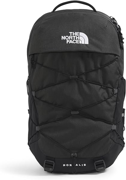 the North Face Borealis Laptop Pack, Asphalt Gy Lt Hth/TNF Blk-NPF, OSFA