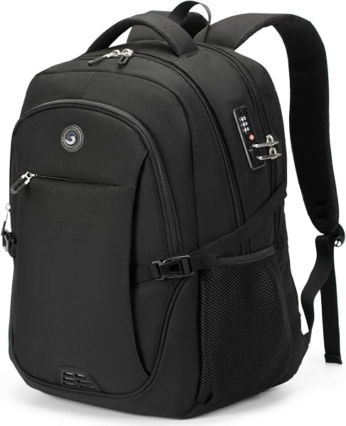 SHRRADOO Travel Laptop Backpack for Men Women, College High Schoolbag