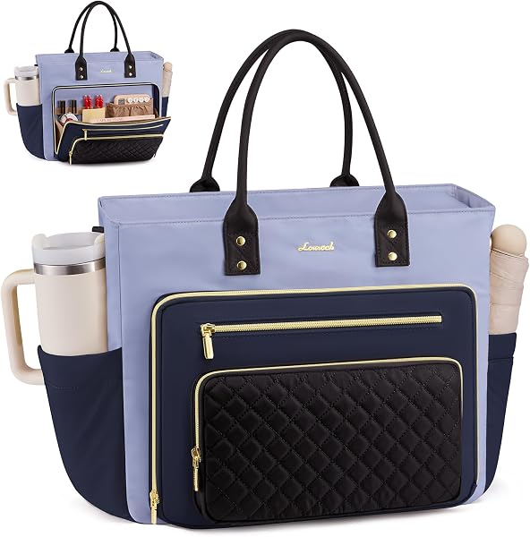 LOVEVOOK Laptop Tote Bag for Women, Teacher Work Bags Computer Laptop Bag…