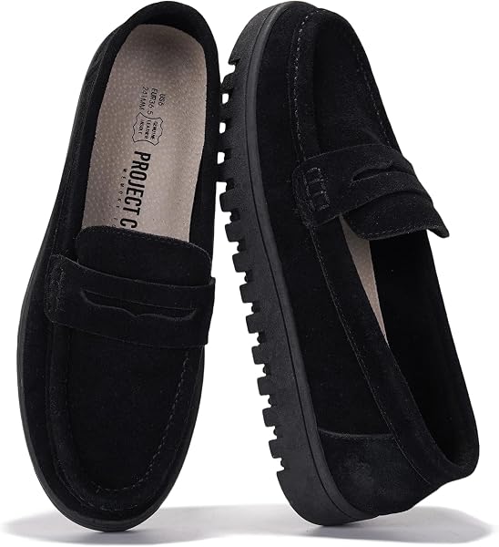 100% Genuine Leather Slip-on Loafers for Women Casual Moccasins Women Shoes