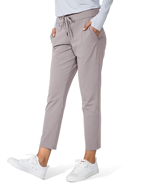 G Gradual Women's Pants with Deep Pockets 7/8 Stretch Ankle Sweatpants