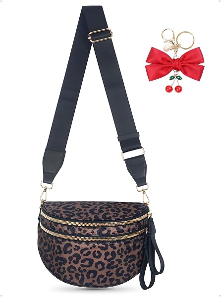 Bum Bag Crossbody Bag for Women | Spacious Bum Bags | Nylon Crossbody Fanny…