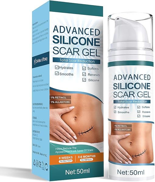Mitgary Advanced Scar Gel, Silicone Scar Gel, Treats Old and New Scars…