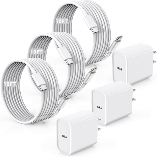 Fast Charger for iPhone 17/16/15 Charger,10FT Extra Long Fast Charging 3Pack…