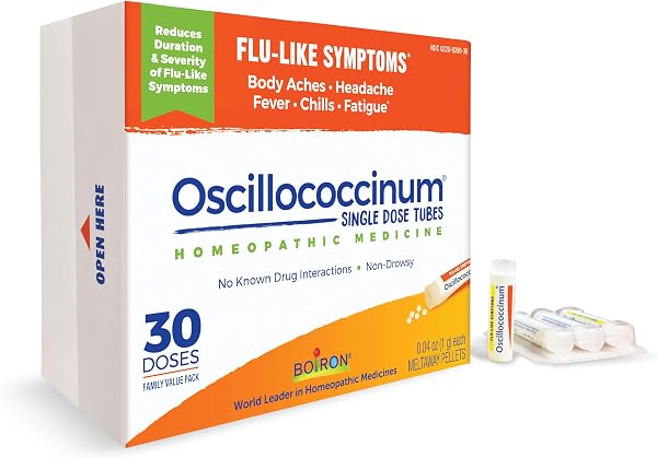 Boiron Oscillococcinum for Relief from Flu-Like Symptoms of Body Aches…