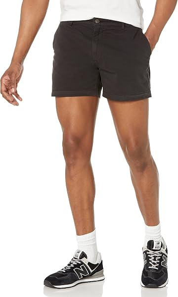 Amazon Essentials Men's Slim-Fit 5" Lightweight Comfort Stretch Oxford Cotton…