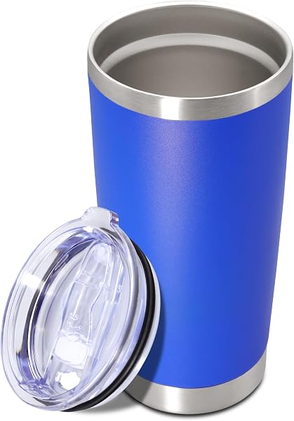 20oz Tumbler Insulated Tumblers Vacuum Coffee Mug with Lid Dark Blue 1Pack