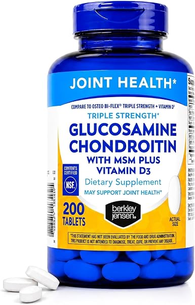 Berkley Jensen Glucosamine Chondroitin Triple Strength Complex with MSM and…
