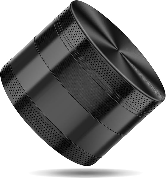 2.5-inch Kitchen Spice Jar, Hard Steel, Black
