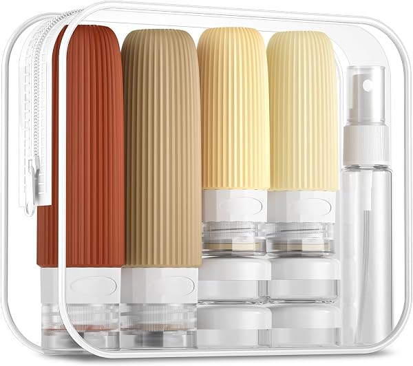 Mrsdry 16 Pack Travel Bottles Set, TSA Approved Leak Proof Silicone…