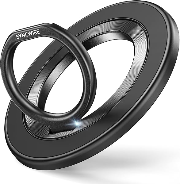 SYNCWIRE for MagSafe Phone Grip, Magnetic Phone Ring Holder Stand Kickstand