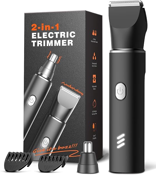 Manscape Body Hair Trimmer for Men, Waterproof Groin Trimmer, Electric Razor…