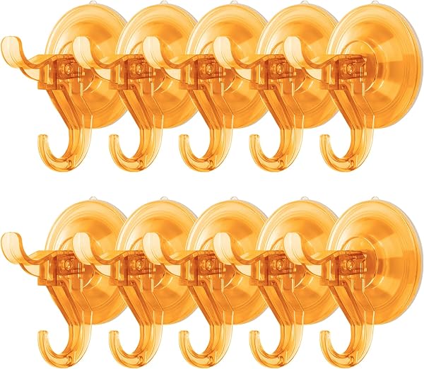 Antimbee Suction Cup Hooks,10 Pack Wreath Hangers for Front Door, Removable