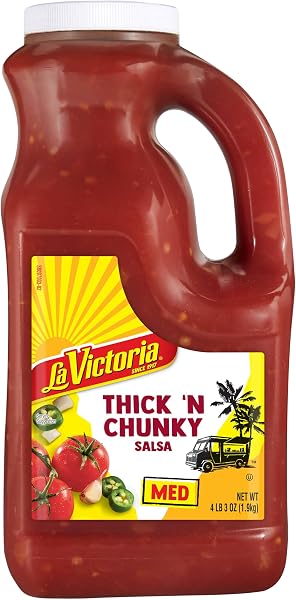 LA VICTORIA Thick 'N Chunky Salsa Medium, 67 ounce