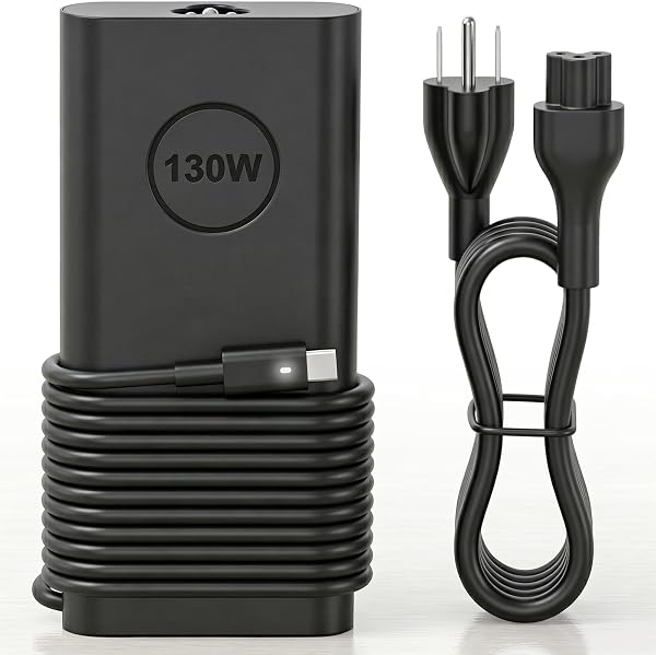 130W USB C Laptop Charger Compatible with Dell XPS 15 17 9575 9500 9510 9520…
