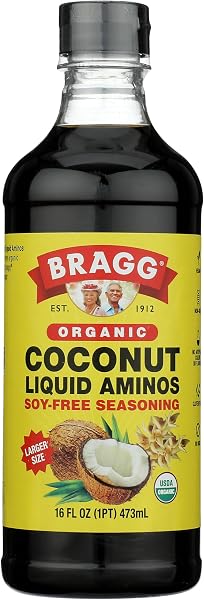 Bragg Organic Coconut Liquid Aminos 16 oz - Soy Sauce Alternative, Vegan