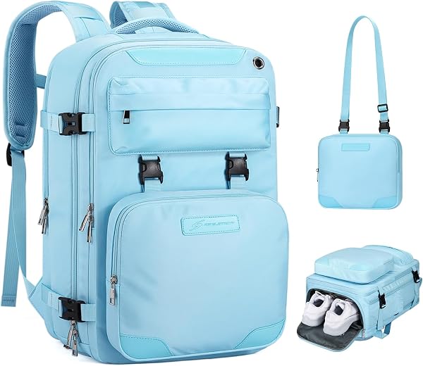 Maelstrom Travel Backpack for Men Women, 15.6" Laptop with Shoe Compartment