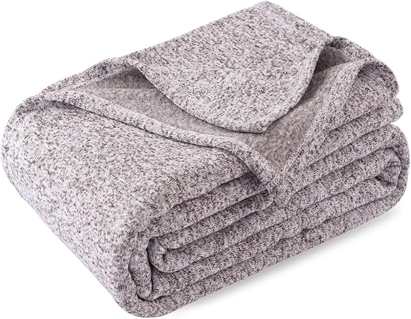 KAWAHOME Summer Sweatshirt Throw Blanket for Bed Lightweight Soft Thin