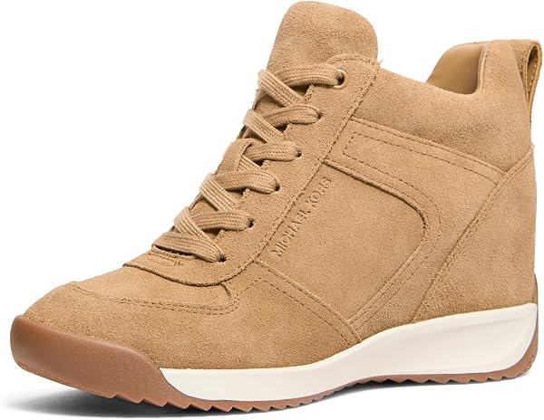 Michael Kors Womens Nikko Wedge Trainer
