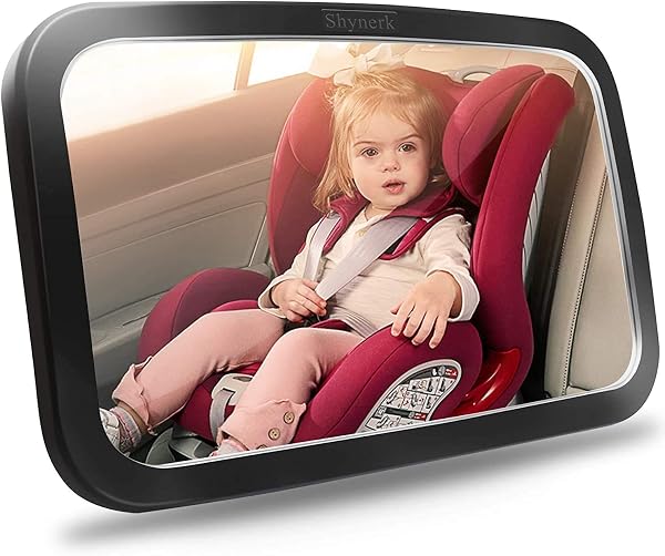 Shynerk Baby Car Mirror, Safety Car Seat Mirror for Rear Facing Infant with…
