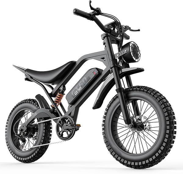 ASKGO Electric Bike for Adults, 2500W Peak Electric Dirt Bike, 28MPH 65Miles…