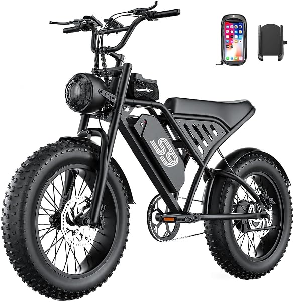 ASKGO Electric Bike for Adults, 2500W Peak Electric Dirt Bike, 28MPH 65Miles…