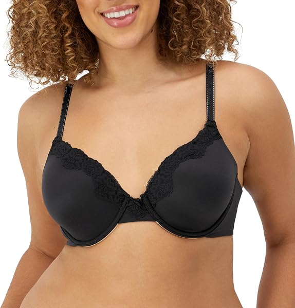 Maidenform Women's Padded Underwire Bra, Full Coverage T-Shirt Bras for…