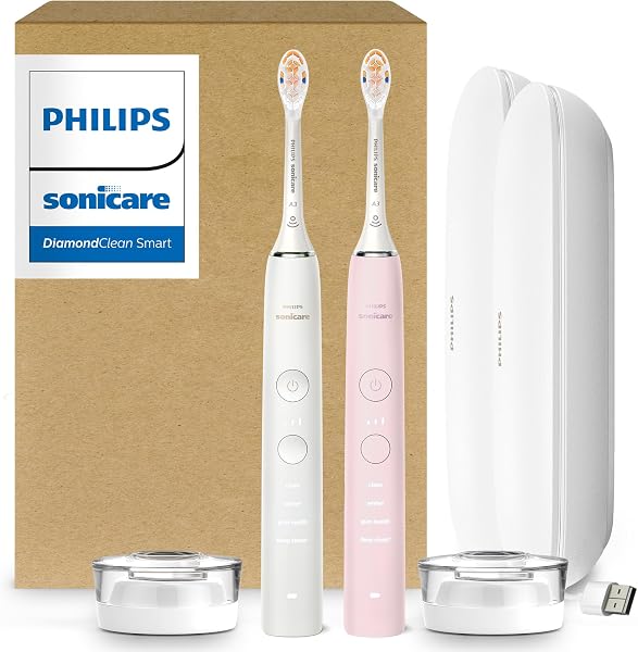 Philips Sonicare DiamondClean 9000 Electric Toothbrush Bundle, HX9912/72