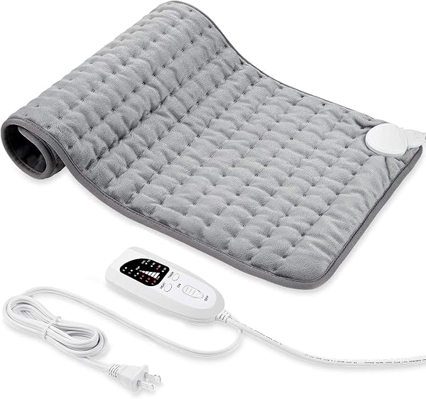 Electric Heating Pad with 6 Heat Settings, Auto Shut off, Dry Electric…