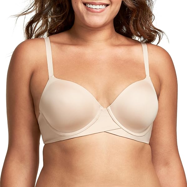 Maidenform Women's Demi Underwire Bra, One Fab Fit Lightly Padded Bras for…