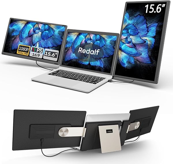 Laptop Screen Extender, 15.6'' 1080P FHD Laptop Monitor Extender with…