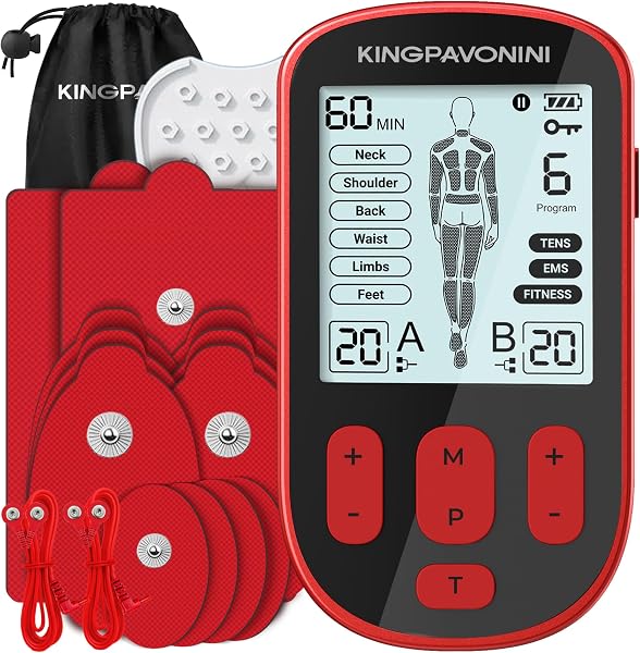 KingPavonini TENS Unit Muscle Stimulator for Back Pain Relief, Model SM9055