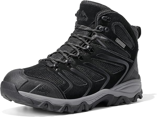 NORTIV 8 Men's Ankle High Waterproof Hiking Boots
