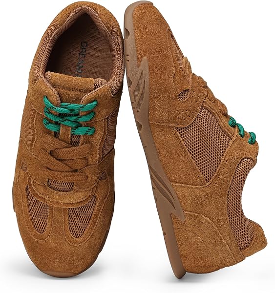 DREAM PAIRS Women's Retro Lace Up Sneakers Walking Shoes