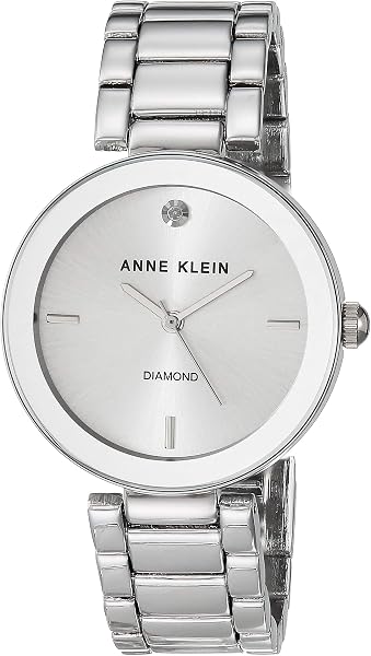 Anne Klein Women's Genuine Diamond Dial Bracelet Watch