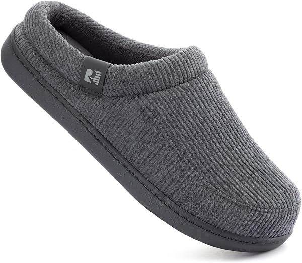RockDove Men’s Ribco Corduroy Slip-On House Slipper
