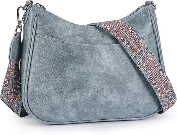 APHISON Trendy Leather Crossbody Purse, Women's Shoulder Handbag